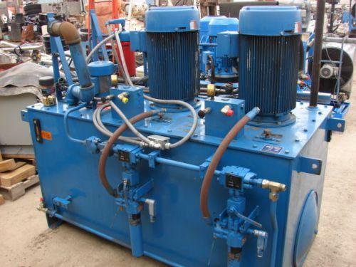 Hydraulic Power Unit, Duel 30 hp., 21 GPM, 4500 PSI