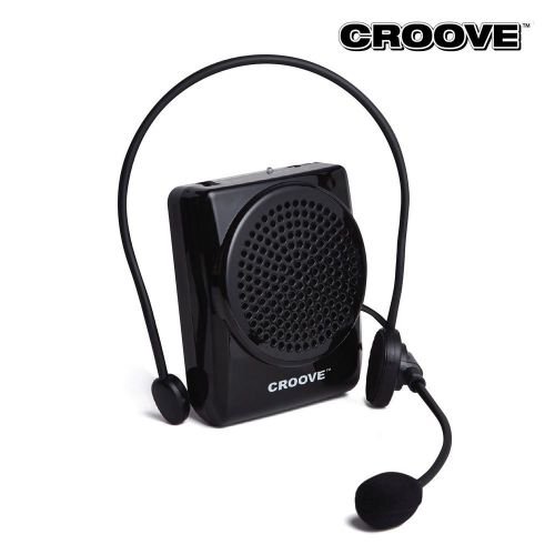 Croove rechargeable voice amplifier with waist/neck band &amp; belt clip 20 watts... for sale