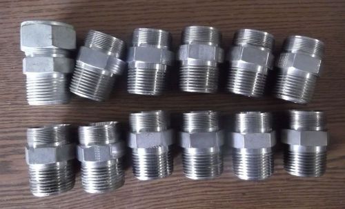 12 Swagelok, parker, &amp; Off Brand  1&#034; Male Connectors 1610-1-16 / 16-16 FBZ