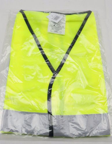 Occulux Safety Vest, Yellow, 3XLarge, 100% Polyester, Washable, Lot of 6