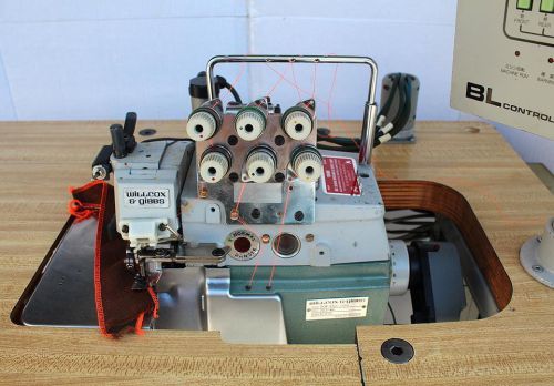 W&amp;G 504-E52 Overlock Serger 1-Needle 3-Thrd Back Latch Industrial Sewing Machine