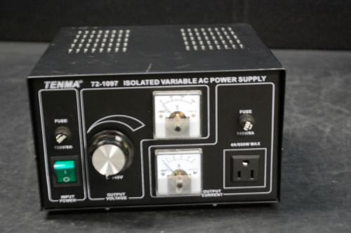 Tenma 72-1097 Isolated Variable AC Power Supply (0-145V/4A/500W)