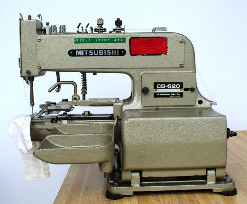 MITSUBISHI CB-620 Button Sewer 2+4 Hole Chainstitch Industrial Sewing Machine