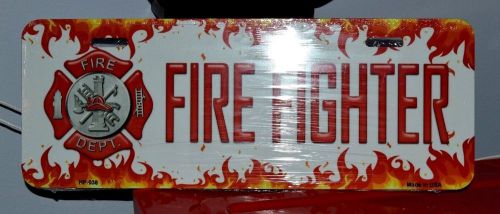 Firefighter Aluminum Half Plate
