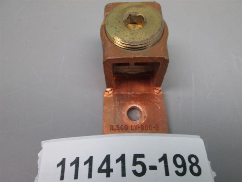 Ilsco Mechanical Copper Lug 1/0-600MCM 2 4/0-1/0 LY-600-S
