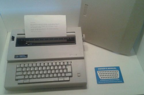 VTG SMITH CORONA PORTABLE MARK V TYPEWRITER MDL 5A &amp; COVER TESTED CLEAN! VGC!