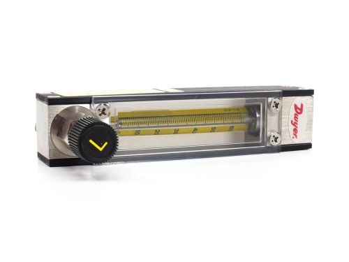 Dwyer series vavariable area glass flowmeter 65mm 1.1 scfh 0.19 gph va1248 for sale