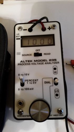 Altek 235 Process Voltage Analyzer