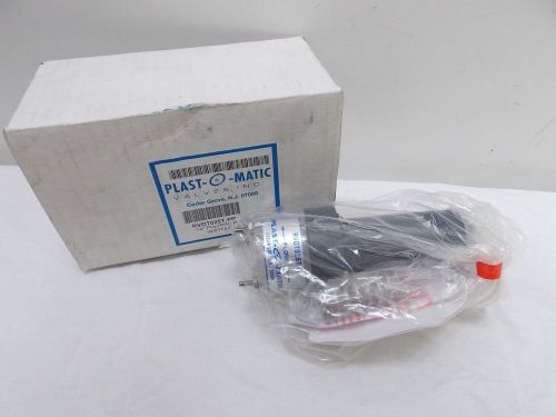 Nice nos new plast-o-matic rvdt025t-pp relief valve 1/4&#034; 5 to 100 psi usa ship for sale