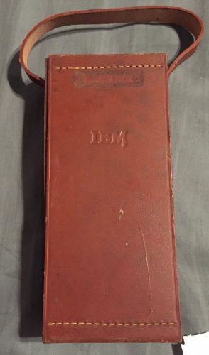 Vintage Leather IBM CASE ONLY for Model VOM-2A meter
