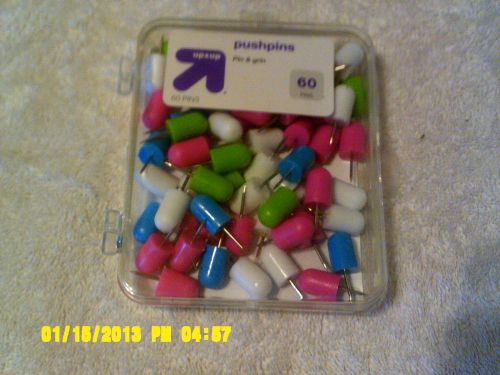 up&amp;up   pushpins Multicolor  60 pack