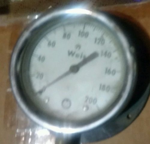 WEISS Pressure Gauge 200 heavy duty  metal with modification