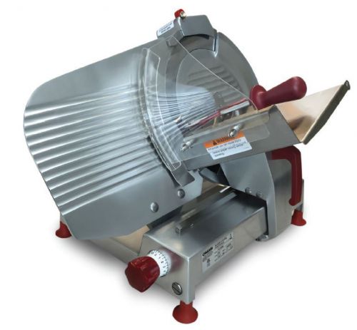 14&#034; Meat Slicer, Industrial Use,Belt, 1/2 HP Motor, Omas D12S-350, Made in Italy