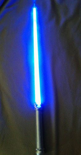 star wars kids lightsaber with Solid BLUE blade LED light complete w/ batteries