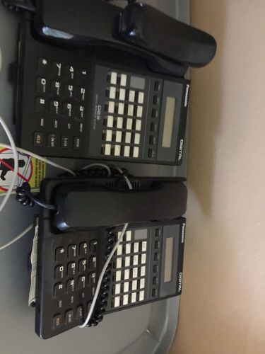 Panasonic DBS DIGITAL BUSINESS SYSTEM PHONE 743E Black Model 2pc Lot