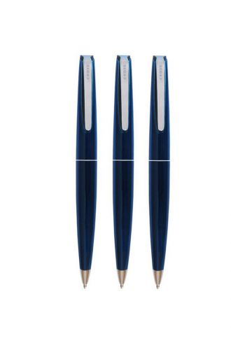 LOT OF 3 CROSS  EPIC COBALT BLUE BALLPOINT PENS  MADE IN USA