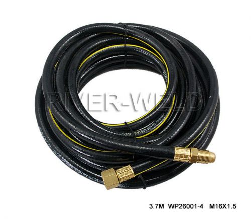 Power cable hose for wp26 tig welding torch 11-1/2 foot 3.7m &amp; 5/8-18 &amp; m16*1.5 for sale