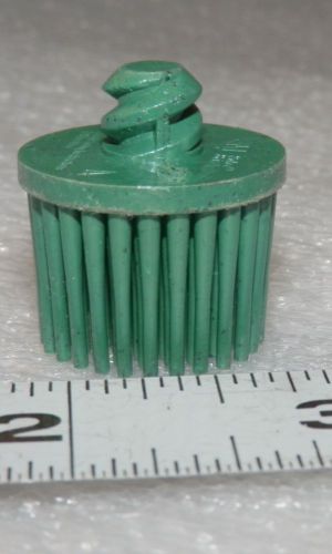 3m radial roloc bristle discs qty: 1 pc  1&#034; green 50 grit 30,000 rpm  (loca54 )) for sale