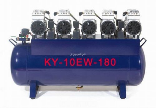 Ky  new one driving ten 180l medical noiseless oilless dental air compressor ce for sale