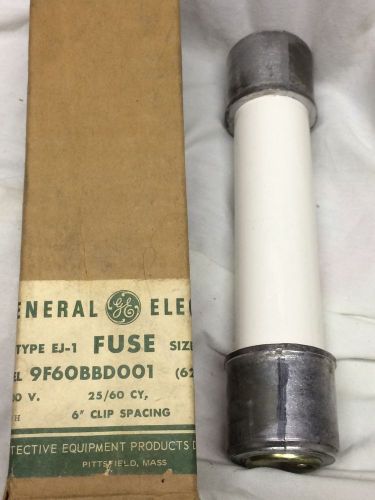 General Electric 9F60BBD001 Rated Current Limiting EJ-1 Fuse