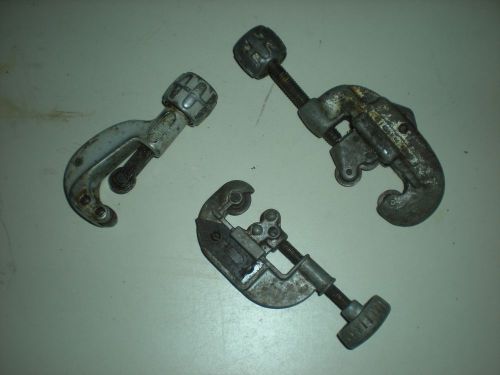 (3) RIDGID, GENERAL PIPE CUTTERS  -- Cuts up to 1 1/8&#034; Pipe