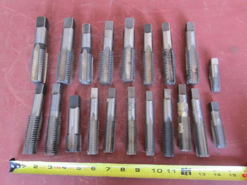 Lot of 20 Miscellaneous Taps Hand &amp; Other