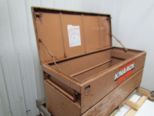 Knaack jobsite tool chest/box 50wx24dx27&#034;t 191 cu. ft. dent in top for sale