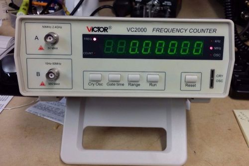 VC2000 Frequency Counter,Portable Frequency Counter 10Hz to 2.4GHz Tester