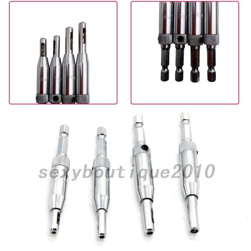 4pcs hss door window hole centering  hardware drill saw bit set home tool new for sale
