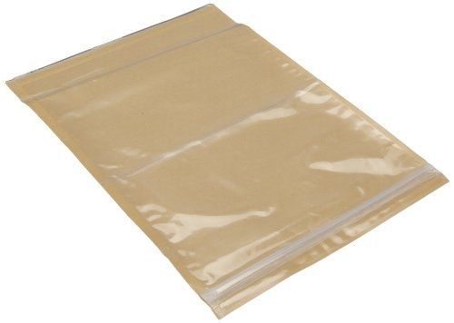3M Non-Printed Zipper Closure Packing List Envelope NPZ-XL Clear, 10 in x 12-1/2