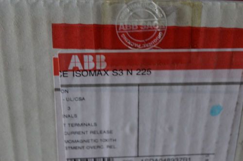 ABB SACE S3 CIRCUIT BREAKER 150 AMP