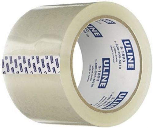 Uline Packing Tape, 3 X 55 Yd, 2.6 Mil Crystal Clear Heavy Duty Tape By Pack Of