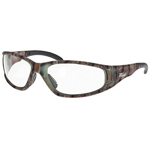 LIFT Safety Strobe Safety Glasses with Anti-Fog Lens (Camo Frame/Clear Lens)