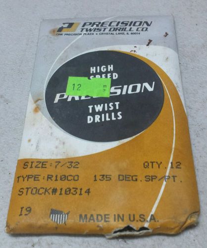 10314 Precision Twist Drill -   Size :7/32 Made in USA