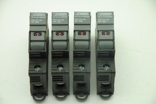 PHOENIX CONTACT UK 10,3-CC HESILED, Sing-Pole Circuit Breaker 30A 600V, Lot of 4