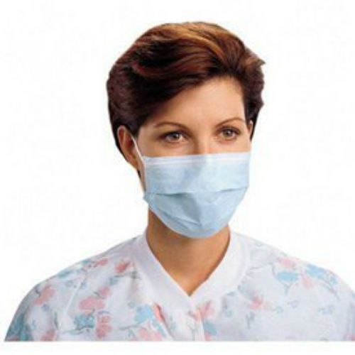 Halyard Health Tecnol Procedure Face Mask-Blue 50/Box 47080