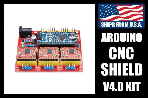 Arduino CNC Shield v4 Controller, A4988 Drivers/Arduino Nano for Laser Engraver