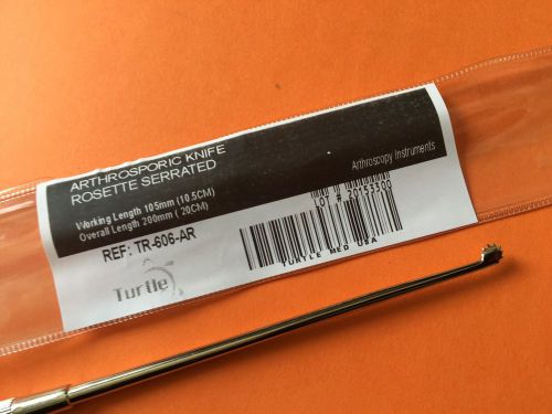 Tr-606-ar turtle arthroscopic knife rosette serrated arthroscopy instruments for sale