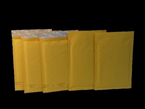 KRAFT SELF-SEALING PADDED BUBBLE AIR MAILERS,SIZE# 0(6&#034;x10&#034;)CASE OF 250