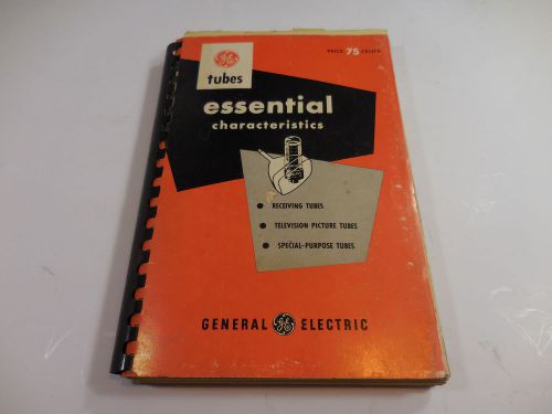 Ge tubes essential charcteristics book manual television reference guide tv for sale