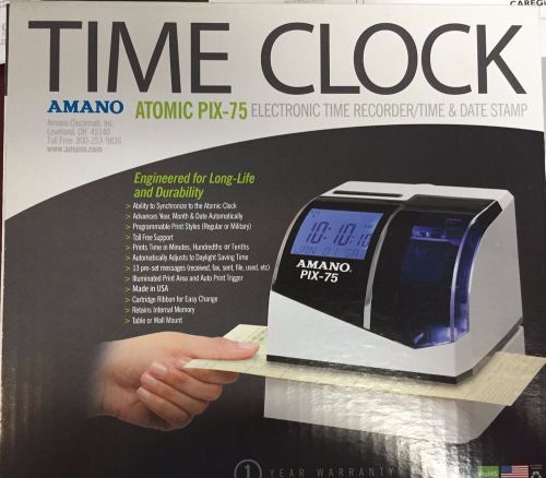 Time Clock Atomic Pix-75