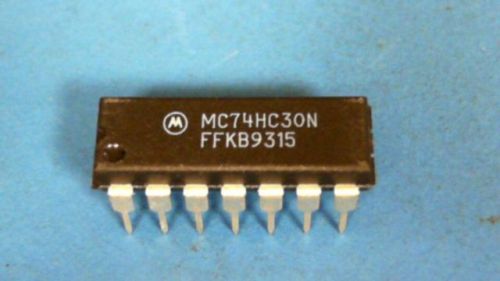 50-pcs of mc74hc30n nand gate 1-element 8-in cmos automotive 14-pin pdip for sale