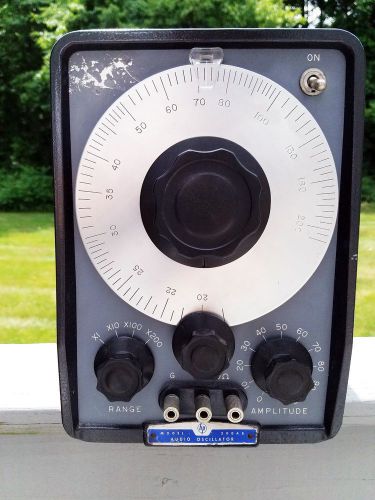 HP 200AB Audio Oscillator Tube Vintage Antique Test Equipment Restored 100%