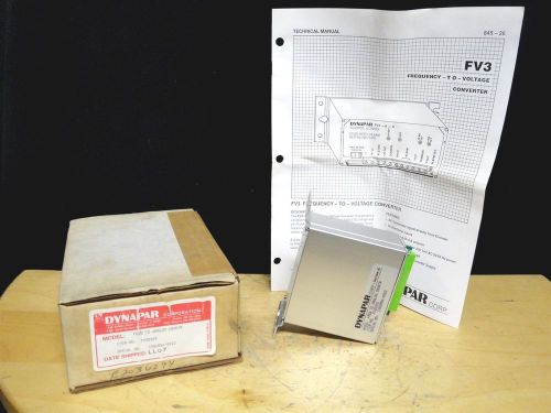 DYNAPAR * FREQ TO ANALOG CONVERTER * MODEL FV30S00 * NEW IN THE BOX