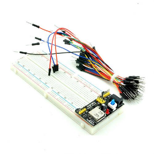 3.3V/5V MB102 Breadboard power module + MB-102 830 points Solderless Prototype