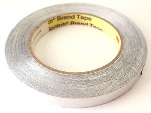 3 ROLLS  3M Aluminum Foil Tape # 425, 1/2&#034; x 60yds USA