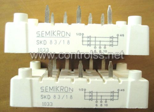 2 pcs  skd83/18 semikron power bridge rectifier for sale
