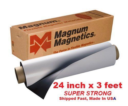 Magnum Magnetic 24&#034;x3 feet .30mil Super Strong Flexible Material