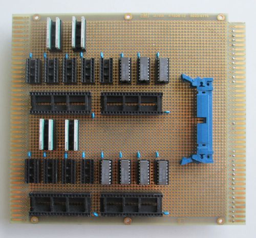 vintage HP Wire Wrap IC Project Prototyping Board Gold Plated Proto Test Card