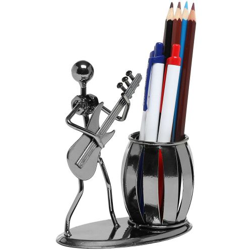 Decorative pencil pen holder cup guitar rocker desktop desk table organizer gift for sale